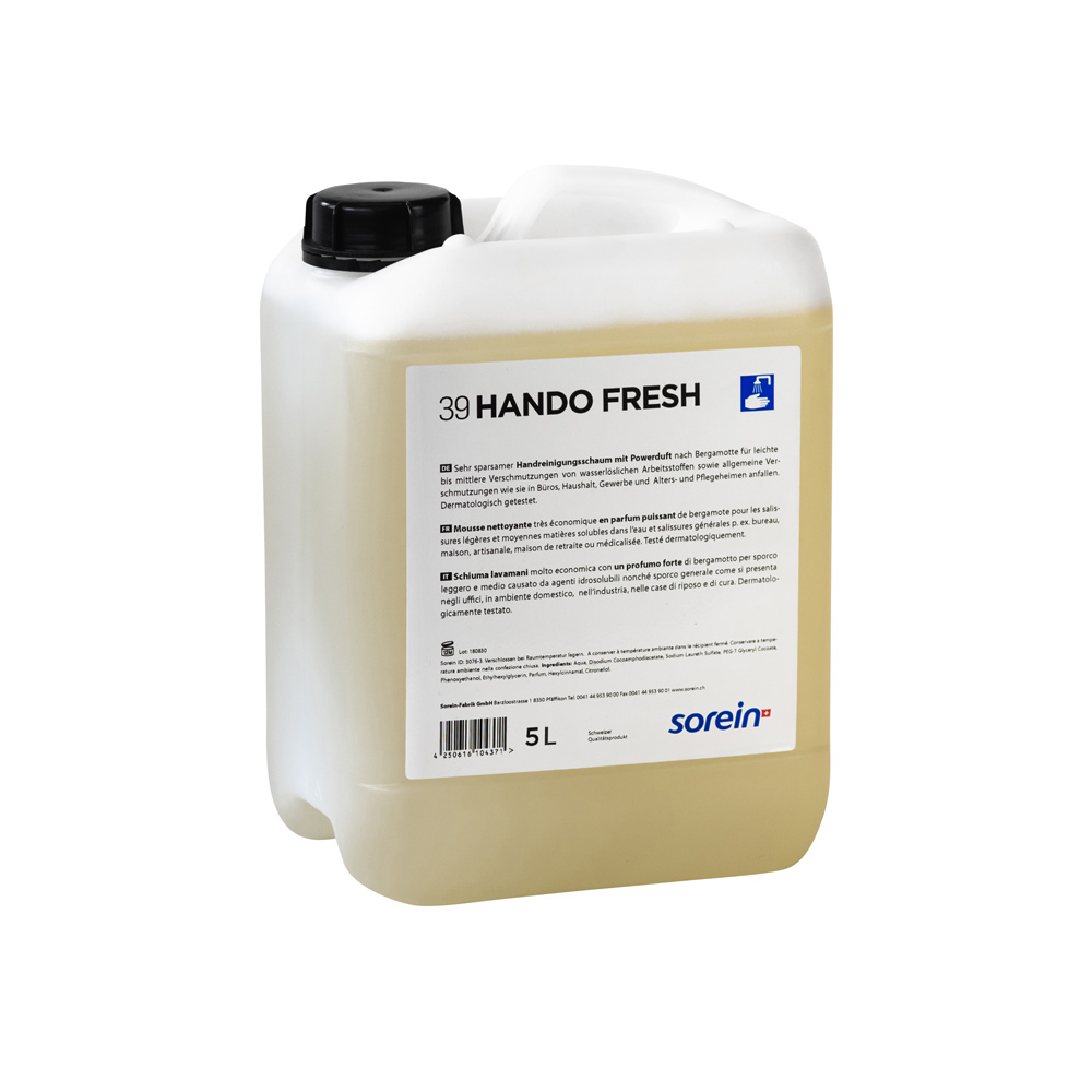 HANDO FRESH, Schaumseife zur sparsamen Handreinigung