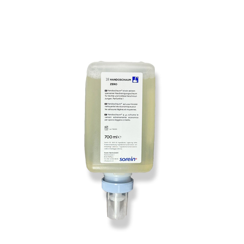 HANDOSCHAUM ZERO Handreinigungsschaum Karton à 12 Kartuschen à 700 ml für CALYPSO XS
