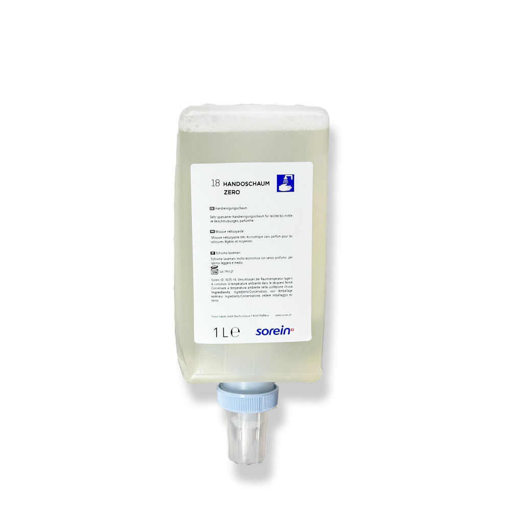 HANDOSCHAUM ZERO Handreinigungsschaum Karton à 12 Kartuschen à 700 ml für CALYPSO XS