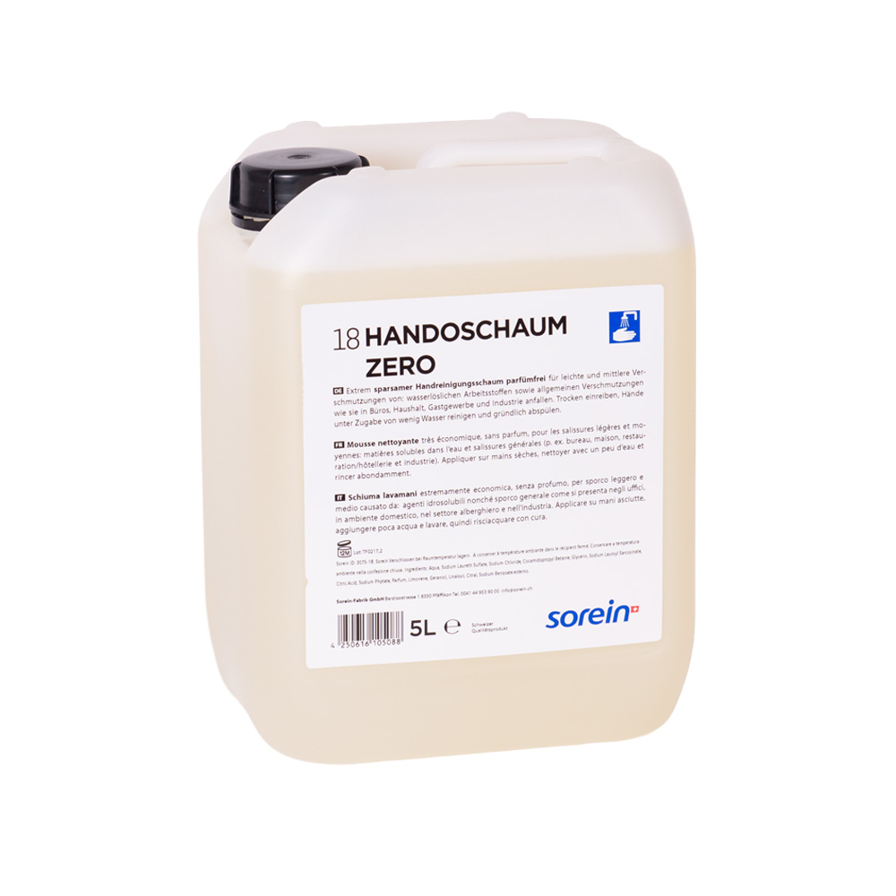HANDOSCHAUM ZERO Handreinigungsschaum Karton à 12 Kartuschen à 700 ml für CALYPSO XS