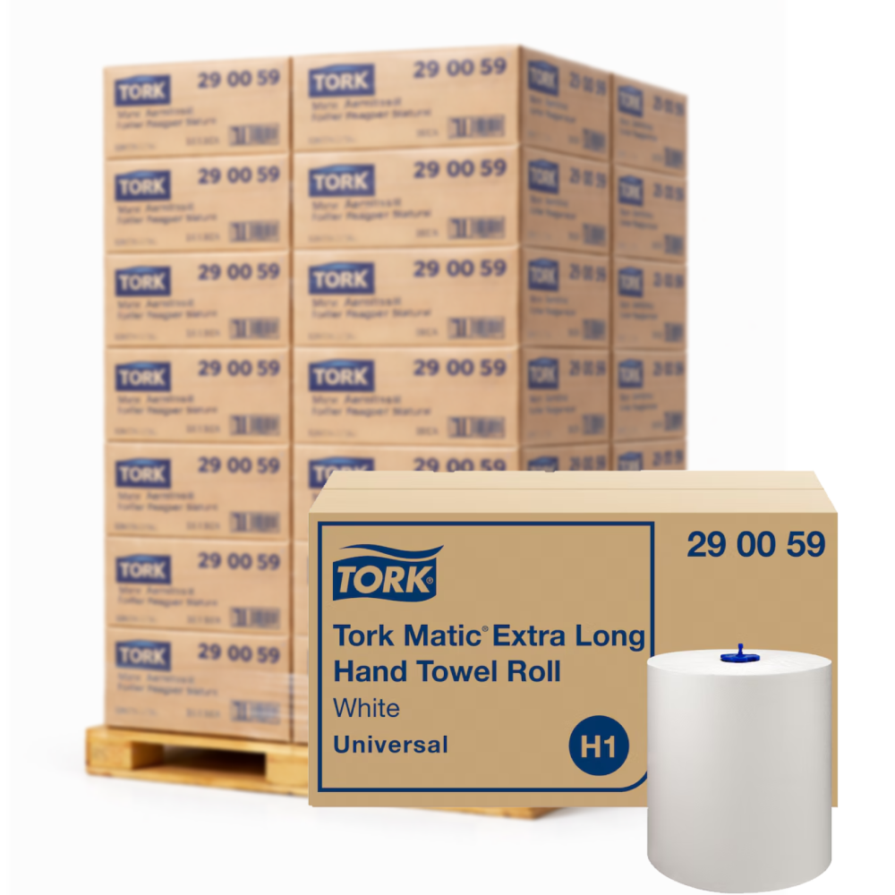 Tork 290059 Papierhandtuchrolle H1 1-lagig extra lang – Universal weiss (6858 Blatt)